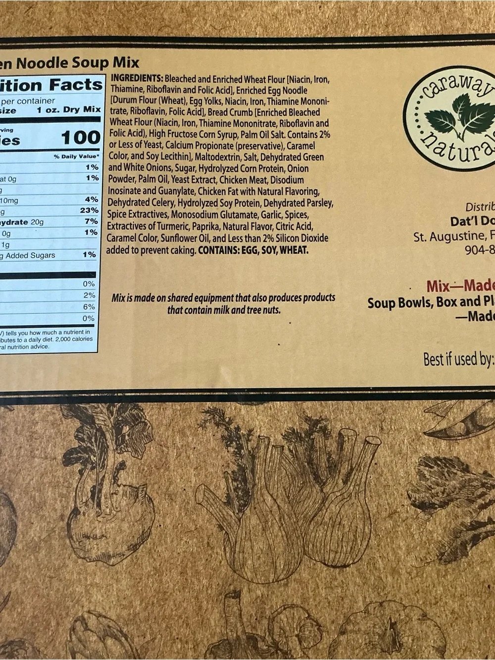 new Caraway naturals soup recipe 4-bowl gift set Tomato/Potato/chicken/Veggie